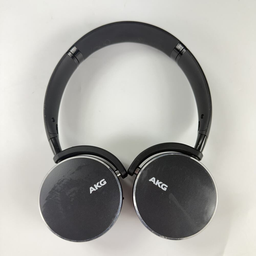 AKG Y500 On Ear Headphones Black Bluetooth Wireless Micro-USB 3.5mm Stereo Audio